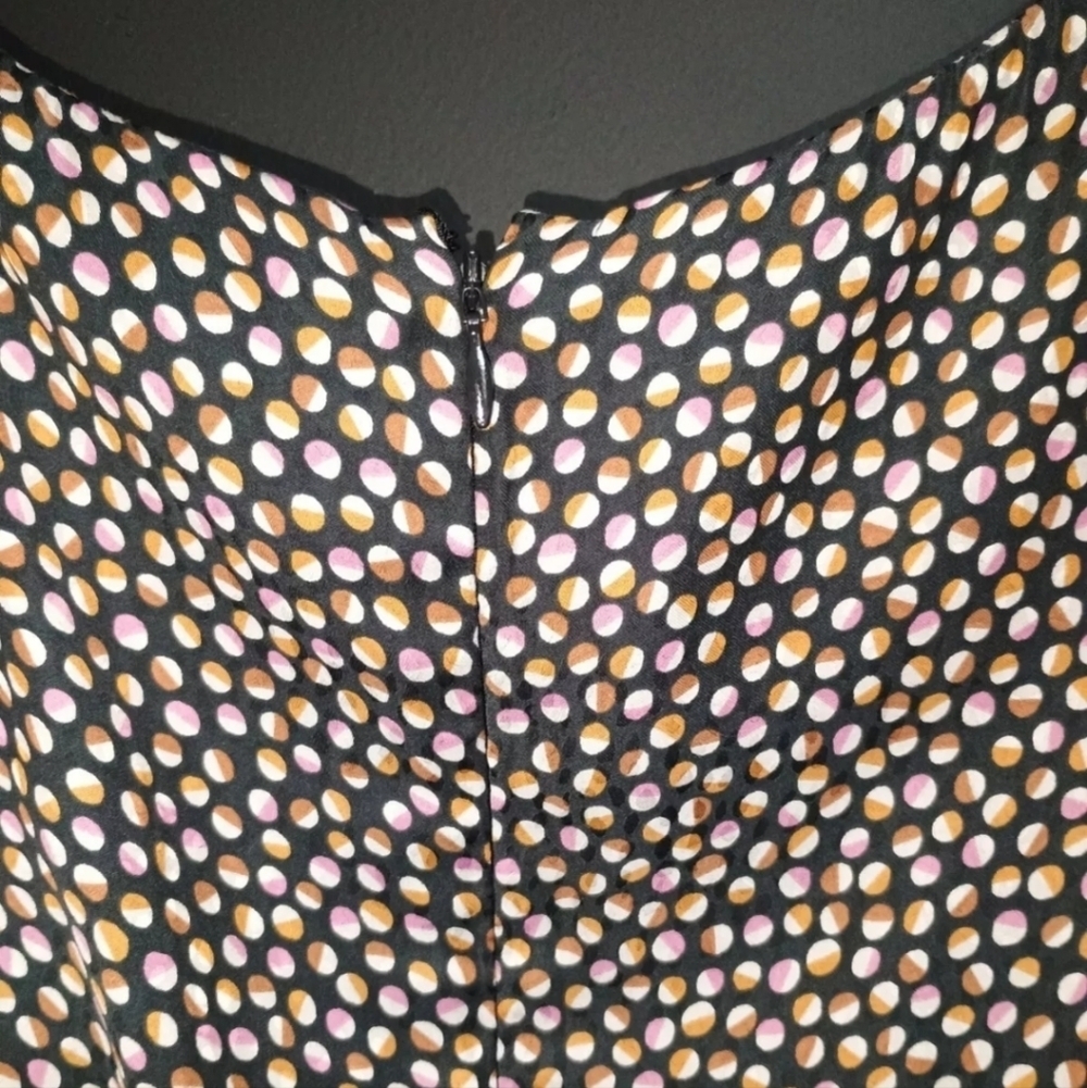 Ann Taylor Long Sleeve Polka Dot Dress Size 0 - Picture 5 of 6